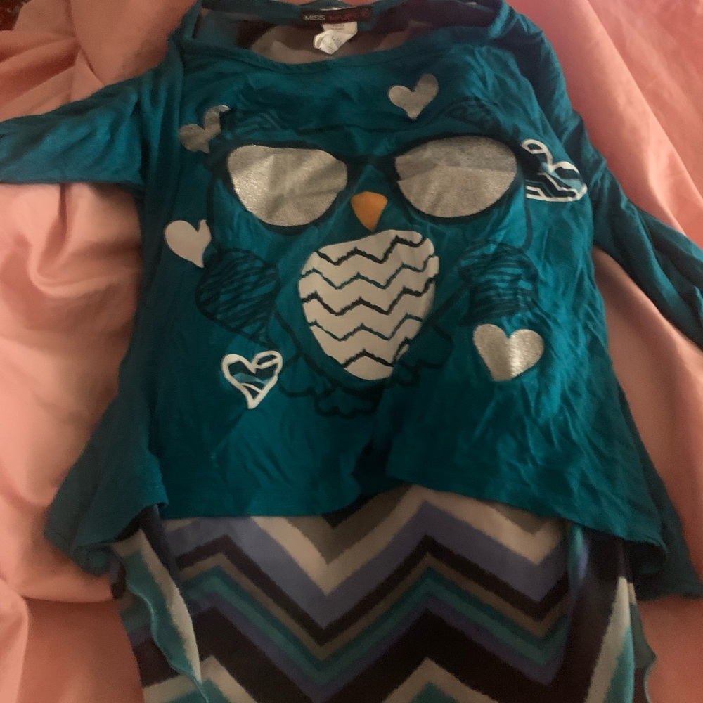 Teal Owl shirt